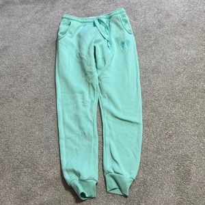 mint green sweatpants
